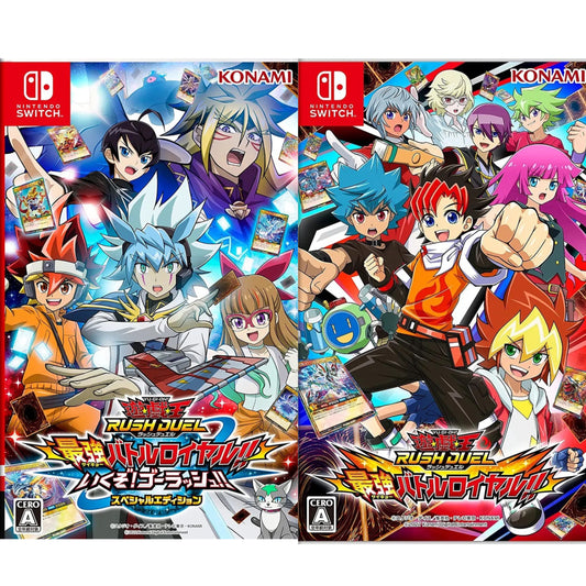 Lot 2 Yu-Gi-Oh! Rush Duel: Dawn of the Battle Royale!! Let's Go! Go Rush!! [Special Limited Edition]