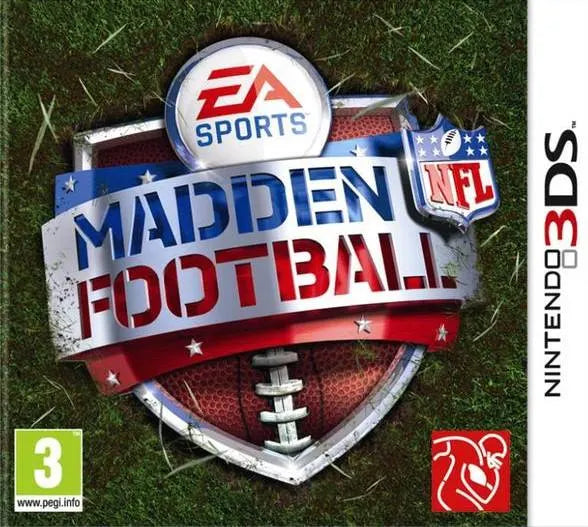 MADDEN FOOTBALL NFL NINTENDO 3DS