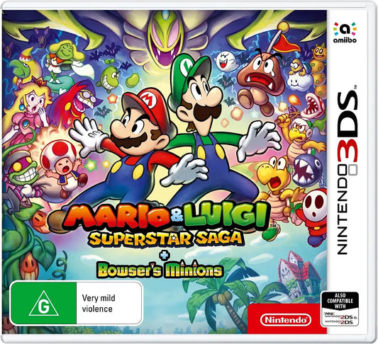 Mario Luigi Superstar Saga Bowser’s Minions NINTENDO 3DS