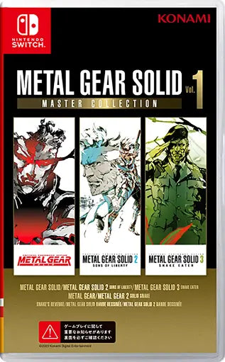 Metal Gear Solid: Master Collection Vol. 1 W/Bonus Figures Nintendo Switch