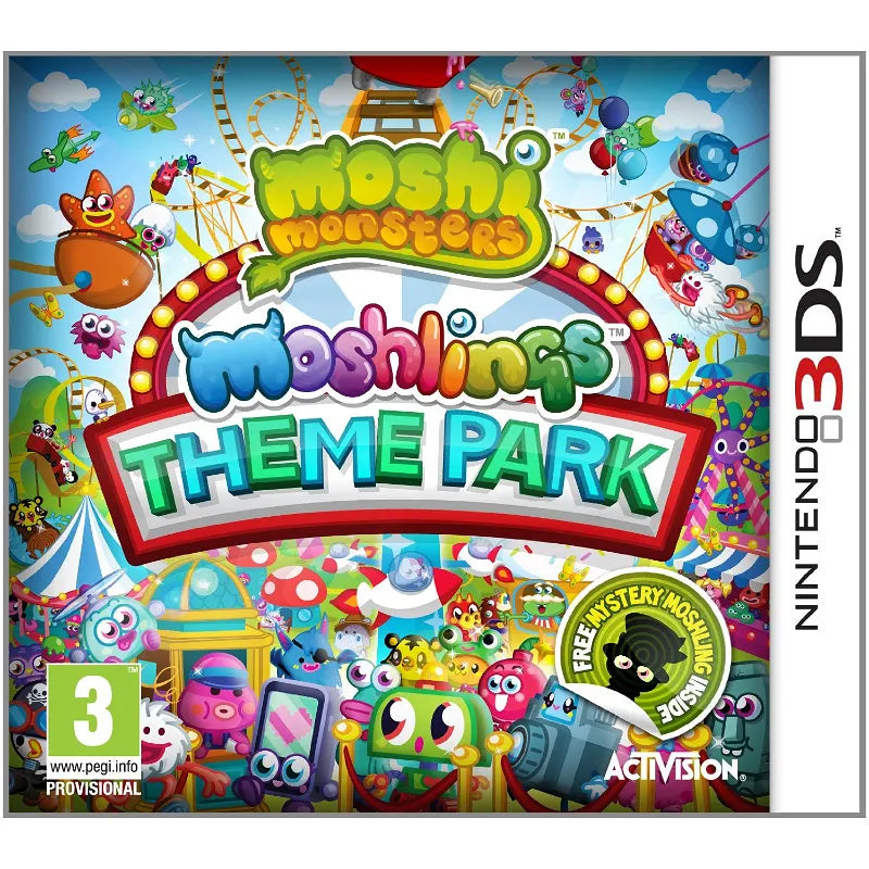 Moshi Monsters Moshlings Theme Park Nintendo 3DS