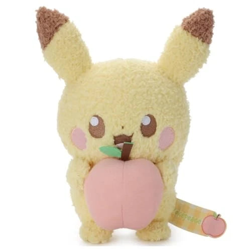 Pokémon PokéPeace Plush Toy Pikachu Apple