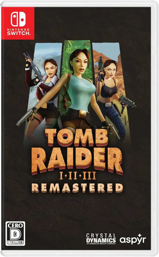 Tomb Raider I-III Remastered Starring Lara Croft Nintendo Switch