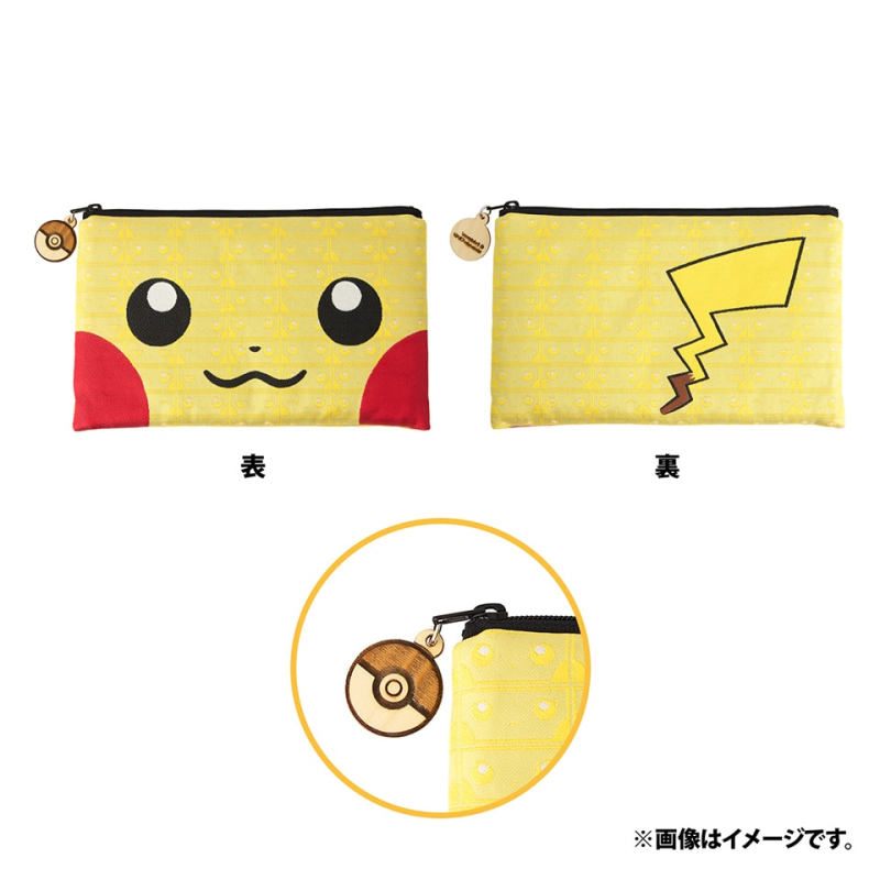 Pokémon Center Fukuoka x Sanui Orimono Hakata Ori Pouch Pikachu