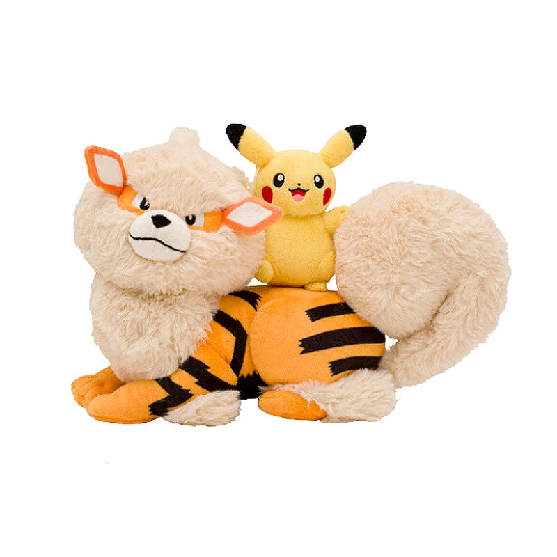 Arcanine & Pikachu Okinawa Exclusive 1 Year Anniversary Pokemon Center Plush