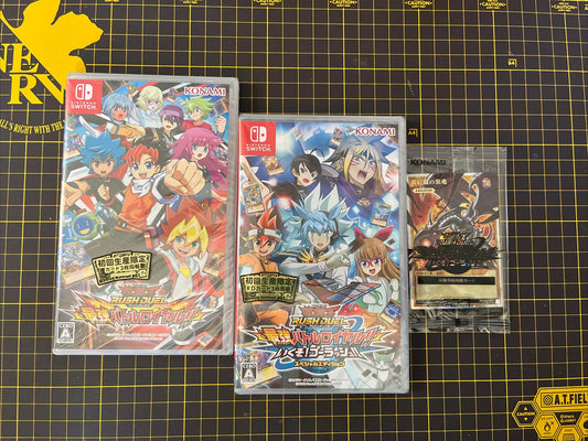 Lot 2 Yu-Gi-Oh! Rush Duel: Dawn of the Battle Royale!! Let's Go! Go Rush!! [Special Limited Edition]